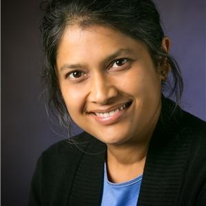 headshot of Suma Bhat